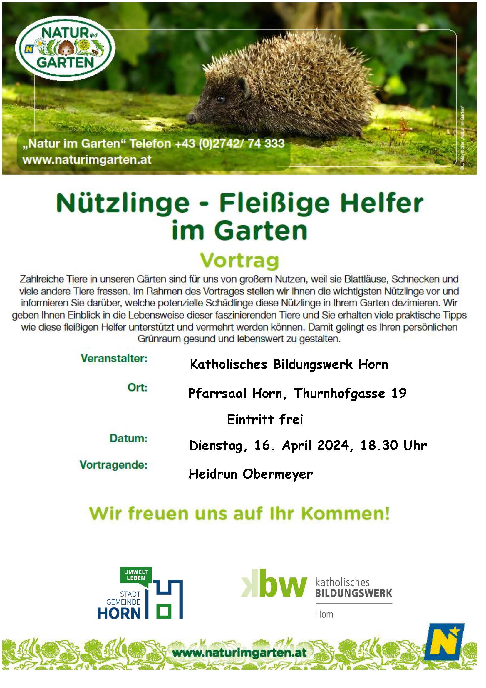 Nützlinge - Fleißige Helfer